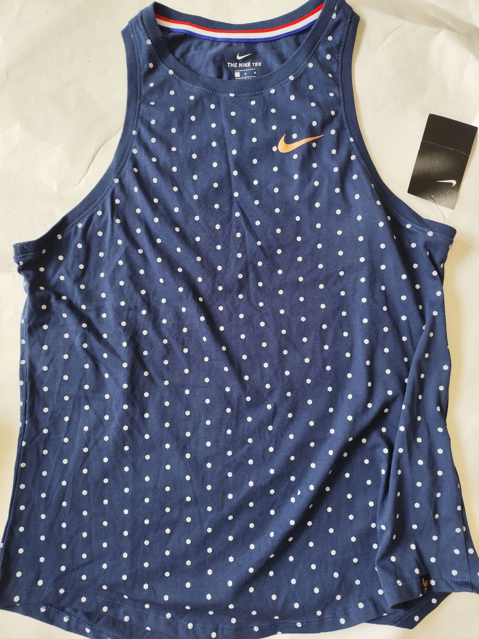Debardor a rayas nike FFF nuevo y autentico para mujer talla L – photo 8